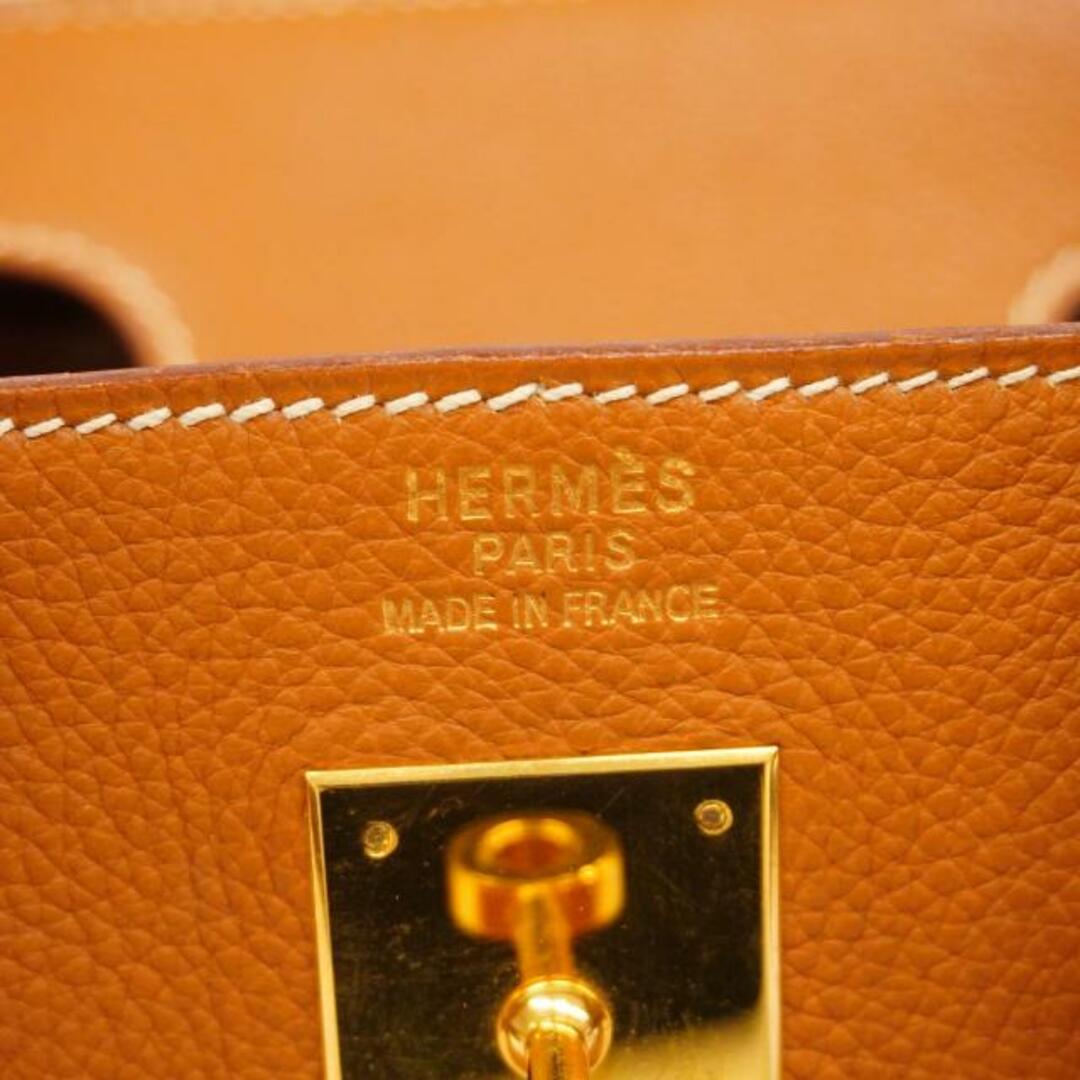 Hermes(エルメス)の★SALE 【4ge5732】エルメス ハンドバッグ/オータクロア32/□E刻印/トゴ/ゴールド/ゴールド金具 【中古】 レディース レディースのバッグ(ハンドバッグ)の商品写真