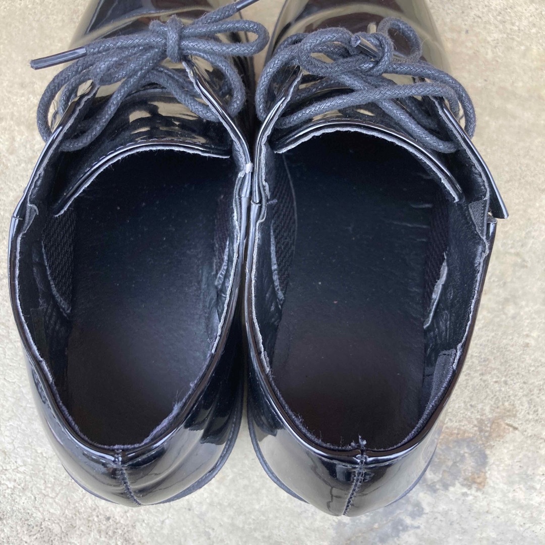 ヒール　ローファー　エナメル靴 レディースの靴/シューズ(ローファー/革靴)の商品写真