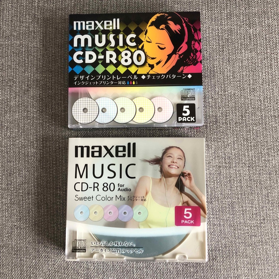 maxell(マクセル)の【新品】マクセル　音楽用　CD-R 80  5枚入り エンタメ/ホビーのCD(その他)の商品写真