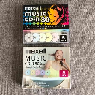 maxell - 【新品】マクセル　音楽用　CD-R 80  5枚入り