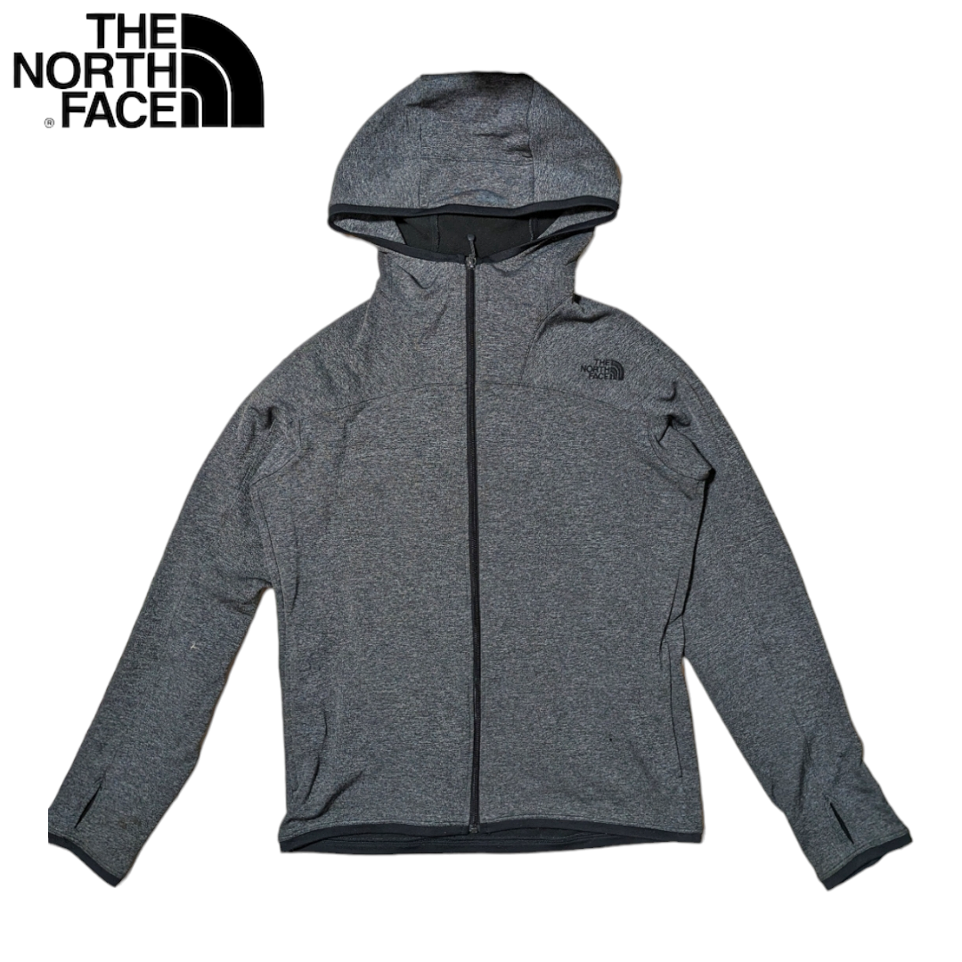 THE NORTH FACE(ザノースフェイス)のTHE NORTH FACE グレー MOMENTUM HOODIE メンズのジャケット/アウター(その他)の商品写真