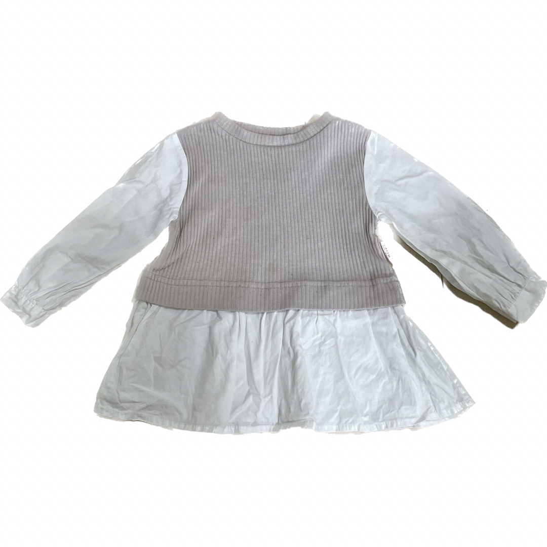 earth music & ecology(アースミュージックアンドエコロジー)のチュニック(90cm) キッズ/ベビー/マタニティのキッズ服女の子用(90cm~)(Tシャツ/カットソー)の商品写真