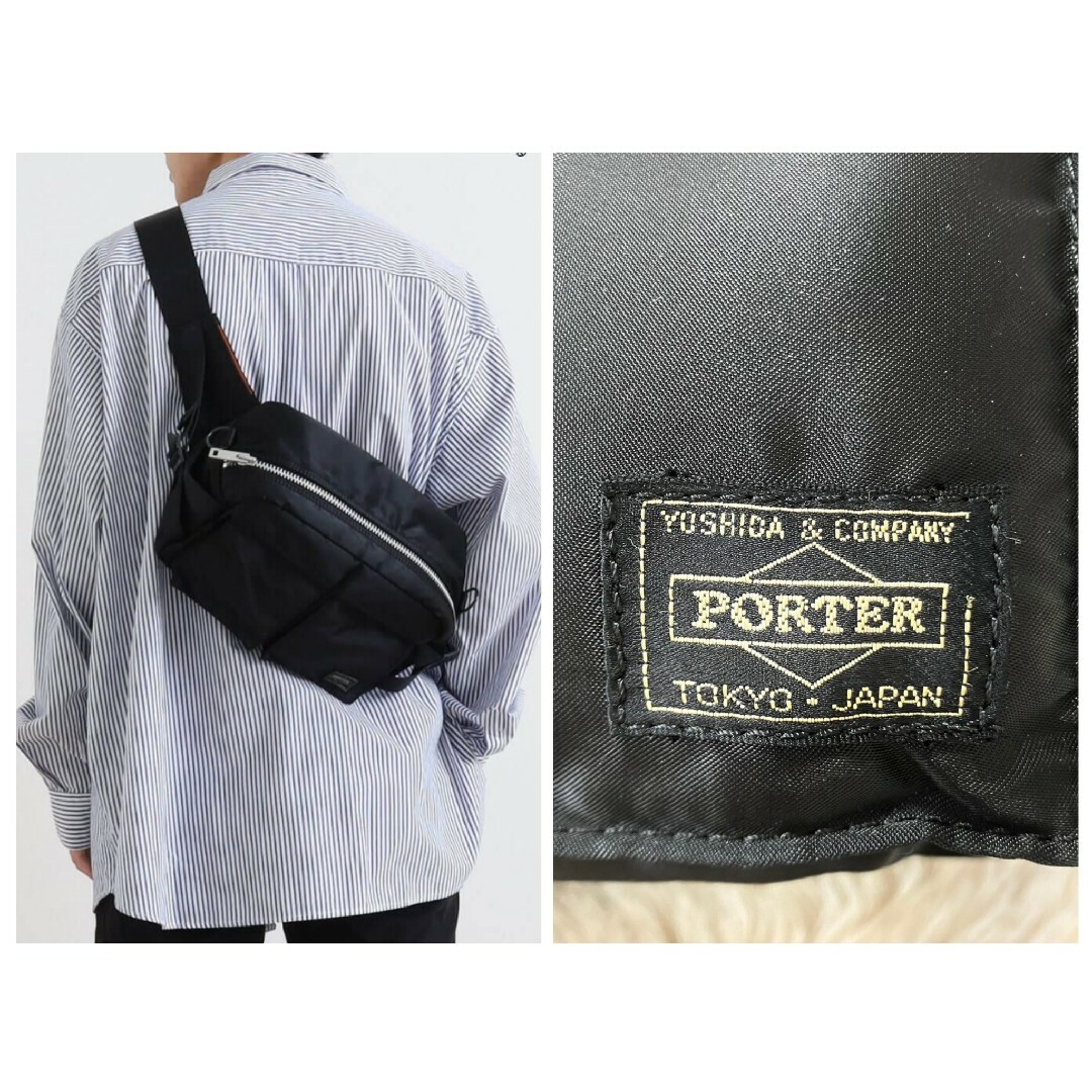 PORTER(ポーター)の★美品★PORTER ポーター タンカー 2way ボディバッグ ウエストバッグ メンズのバッグ(ボディーバッグ)の商品写真