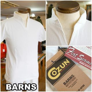 バーンズアウトフィッターズ(Barns OUTFITTERS)のBARNS バーンズ　 半袖ポロシャツ BR-7100 スキッパーポロ XL(ポロシャツ)
