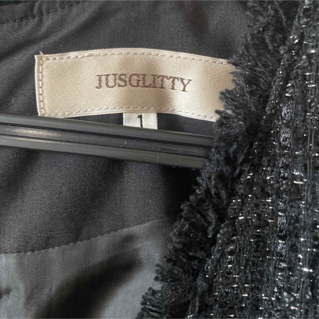 JUSGLITTY(ジャスグリッティー)のジャスグリッティー　ワンピース レディースのワンピース(ひざ丈ワンピース)の商品写真