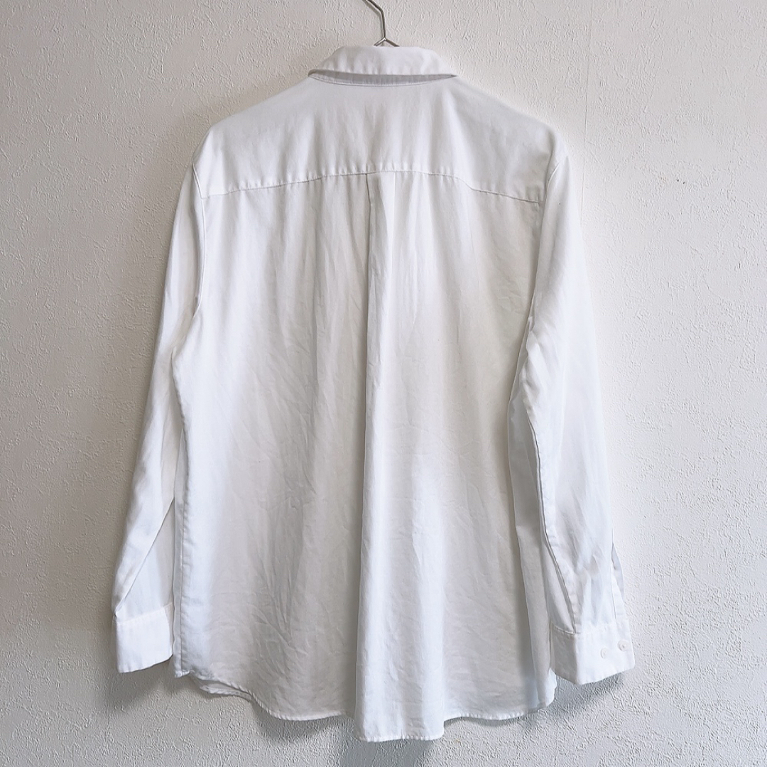 UNIQLO(ユニクロ)のUNIQLO ユニクロ レーヨンブラウス長袖 XL 白ホワイト レディースのトップス(シャツ/ブラウス(長袖/七分))の商品写真