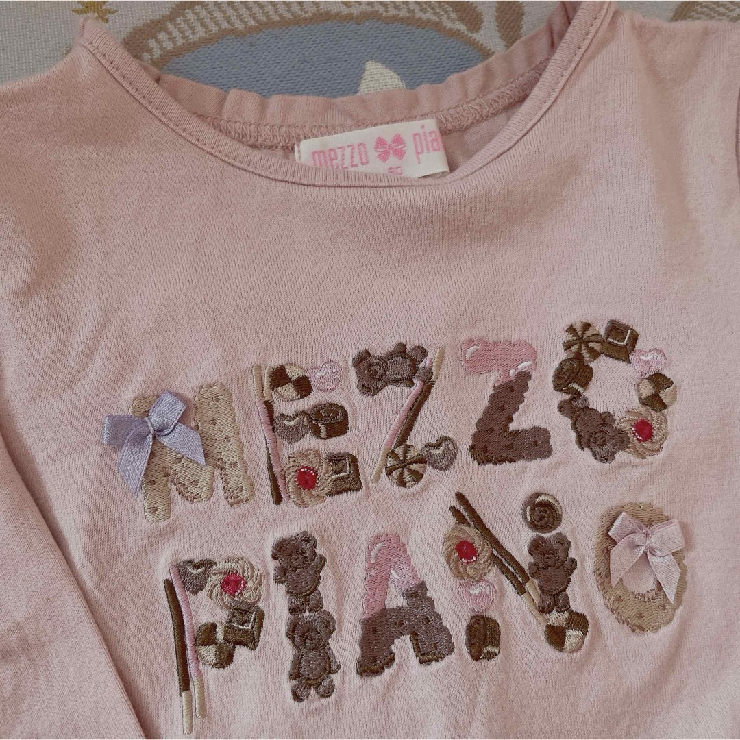 mezzo piano トップス キッズ/ベビー/マタニティのキッズ服女の子用(90cm~)(Tシャツ/カットソー)の商品写真