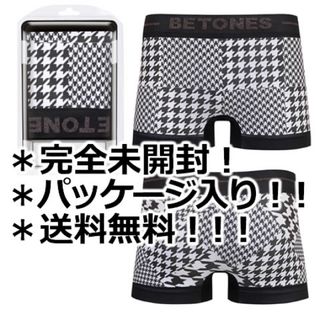 BETONES - 新品 ビトーンズ 千鳥格子 BLACK メンズ ボクサーパンツ