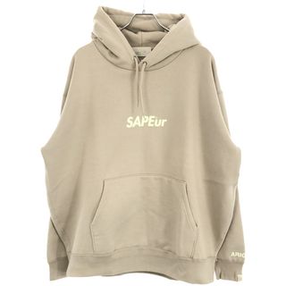 SAPEur  サプール Dennis Keith Rodman Hoodie ロッドマンプリントパーカー ベージュ XXL(パーカー)