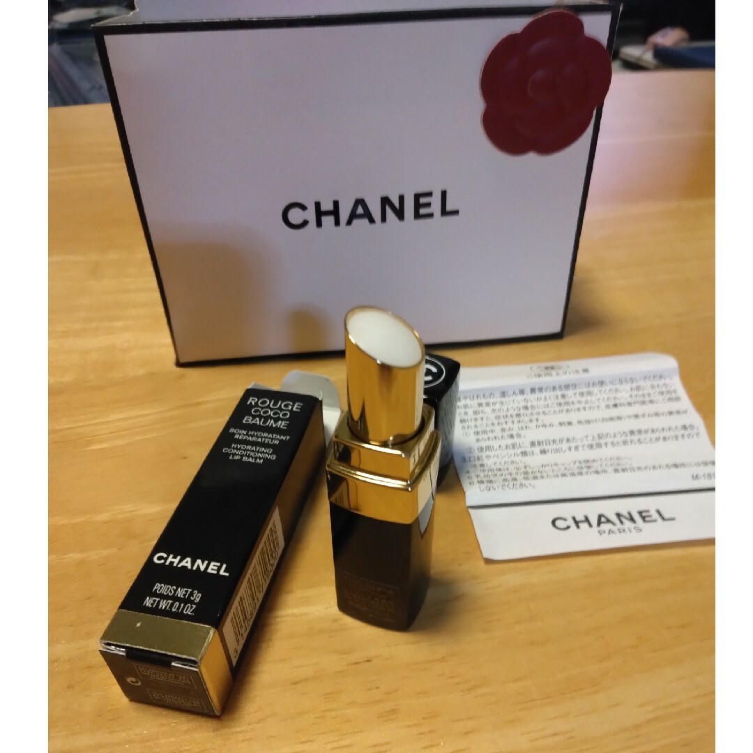 CHANEL(シャネル)のシャネル　ルージュココボーム　リップクリーム コスメ/美容のスキンケア/基礎化粧品(リップケア/リップクリーム)の商品写真