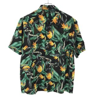 デンハム(DENHAM)のDENHAM デンハム ALOHA SHIRT AS アロハシャツ ブラック S 27191-4-40001(シャツ)