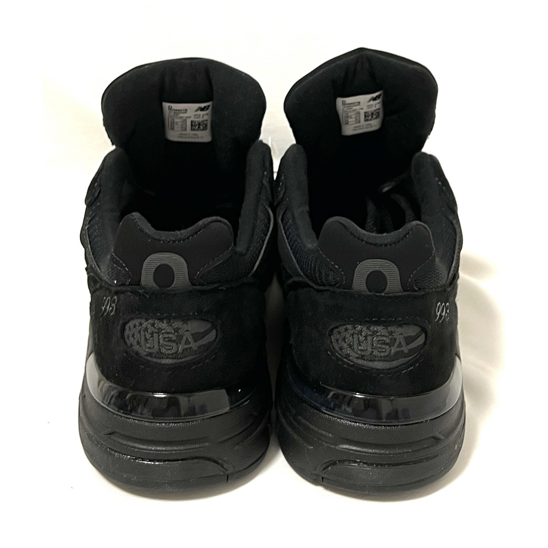 New Balance(ニューバランス)の28 mr993tb 993 ニューバランス トリプルブラック オールブラック メンズの靴/シューズ(スニーカー)の商品写真