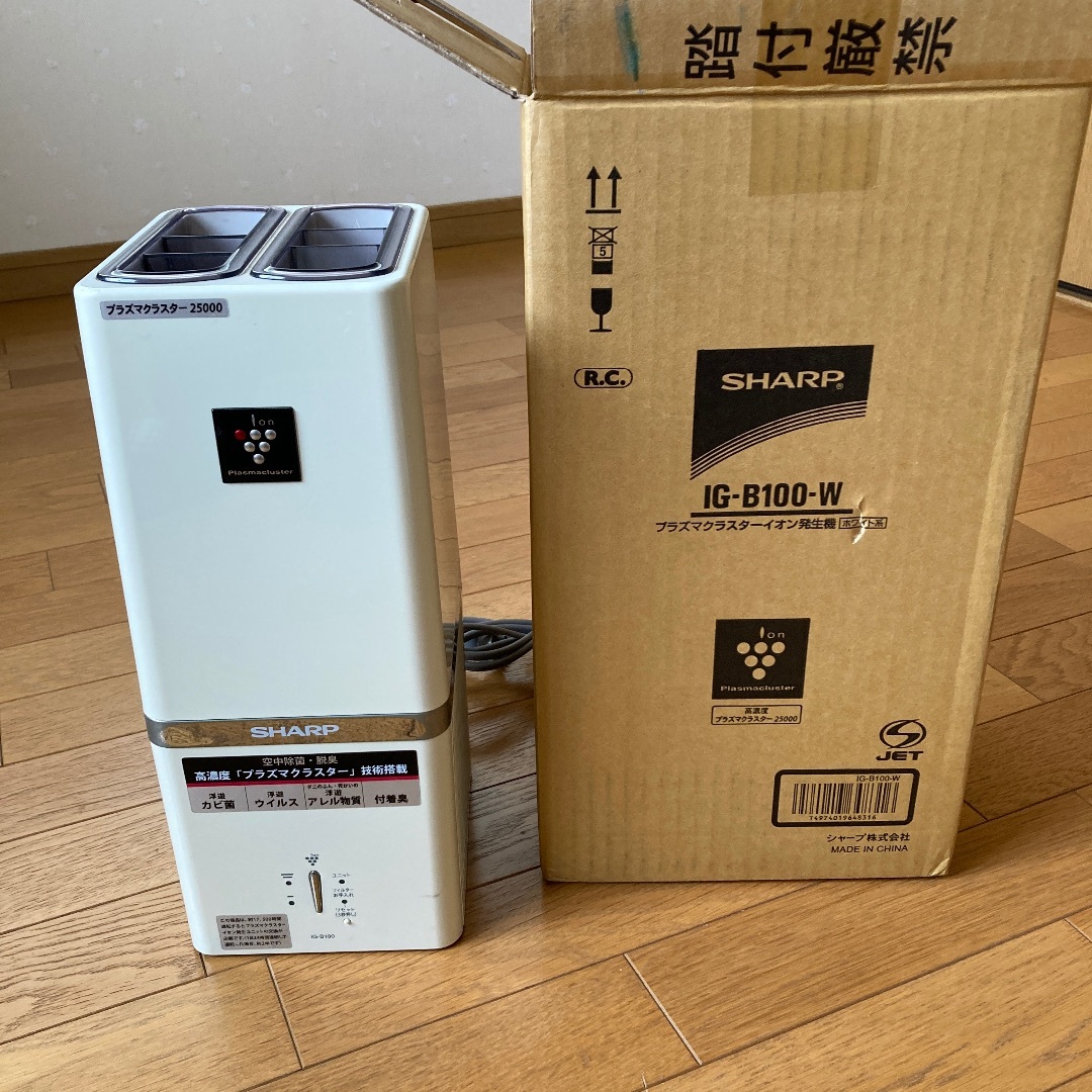 SHARP - 空気清浄器 SHARP プラズマクラスター IG-B100の通販 by