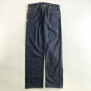 EVISU - 42d4 《美品》 EVISU エヴィス 神通 恵比寿 デニムパンツ ジーンズ 36 濃紺 Lot.0001 七福神 JEANS