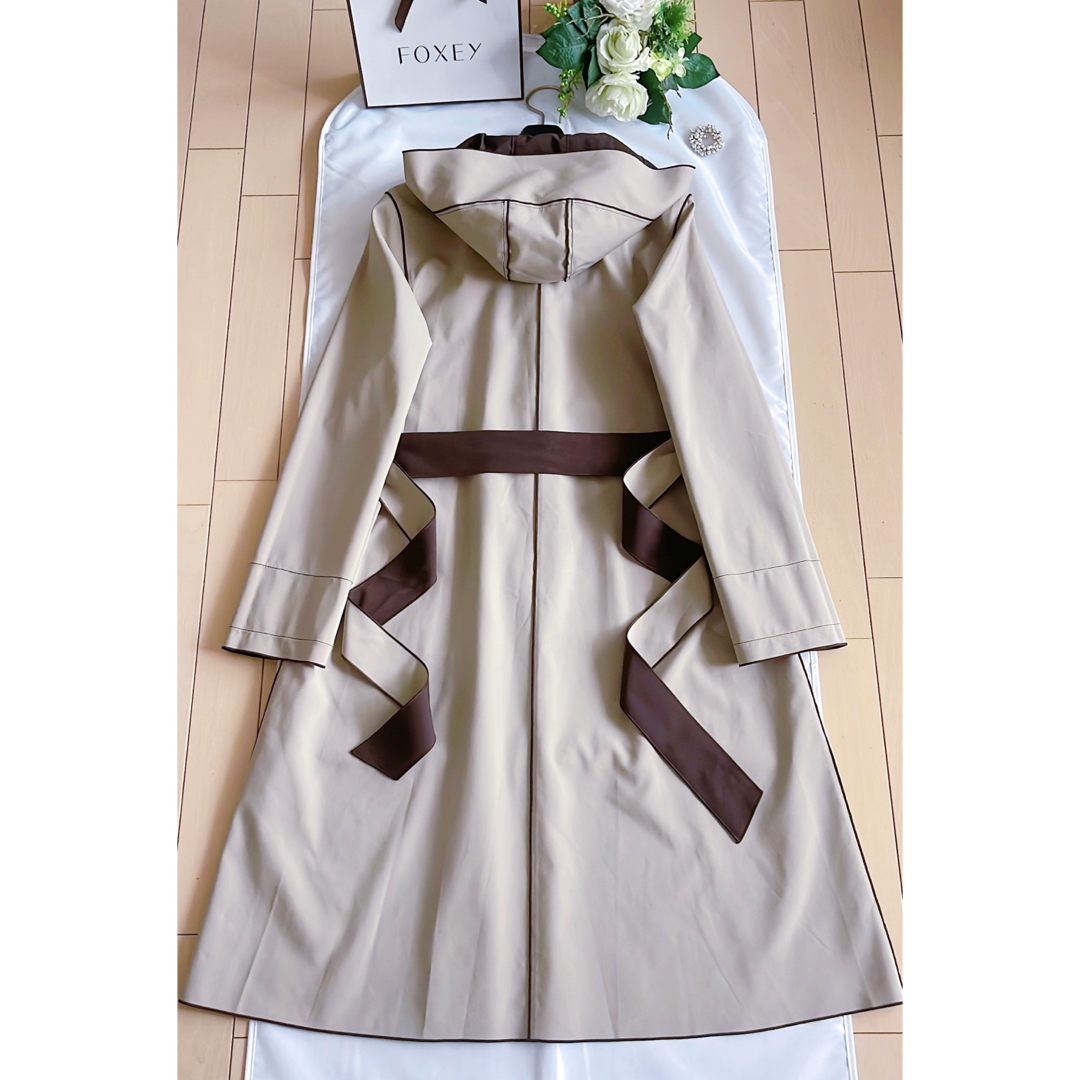 FOXEY リバーシブルトレンチコート40 極美品 Rene FOXEY リバーシブルトレンチコート40 極美品 Rene