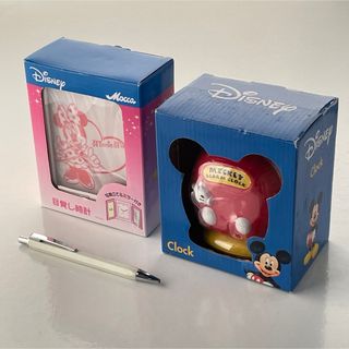 ディズニー(Disney)のディズニー　目覚まし時計　2個セット(置時計)