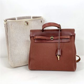 エルメス(Hermes)の【HERMES】エルメス エールバッグアドPM ブラウン ヴァッシュハンター×トワルオフィシエ/br3666ik(リュック/バックパック)