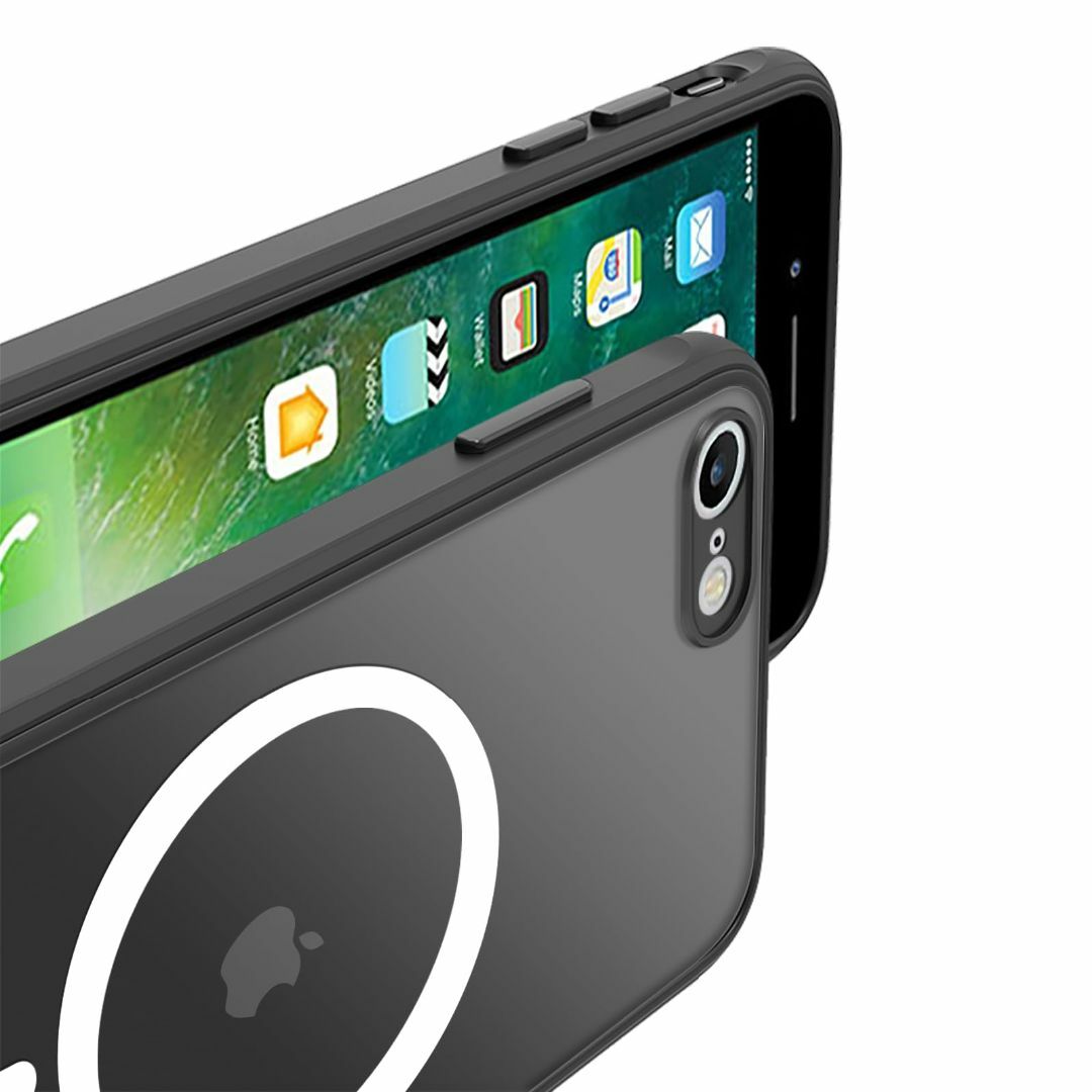 iPhone SE ケース 第2世代 第3世代 スマホカバー マット半透明 マグ スマホ/家電/カメラのスマホアクセサリー(その他)の商品写真