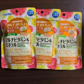 オリヒロ かんでおいしいチュアブルサプリ マルチビタミン＆ミネラル 120粒(ビタミン)