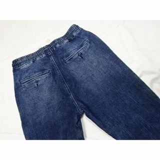 ザラ(ZARA)のZARA☆濃紺デニムジョガーパンツ☆US L☆ウェスト約82～94cm(デニム/ジーンズ)