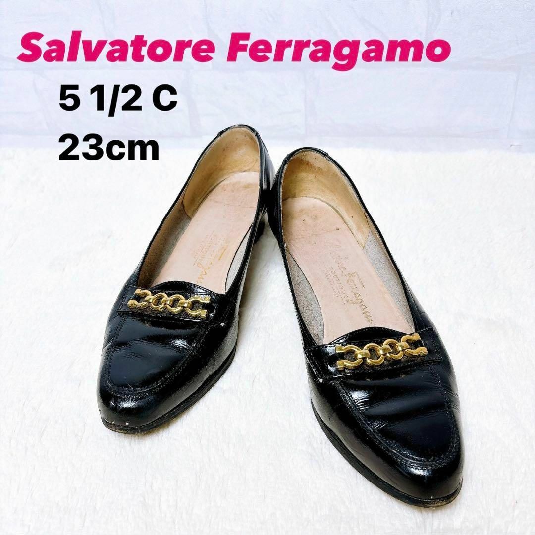 Salvatore Ferragamo(サルヴァトーレフェラガモ)のSalvatore Ferragamo パンプス  5 1/2 C 23cm相当 レディースの靴/シューズ(ハイヒール/パンプス)の商品写真