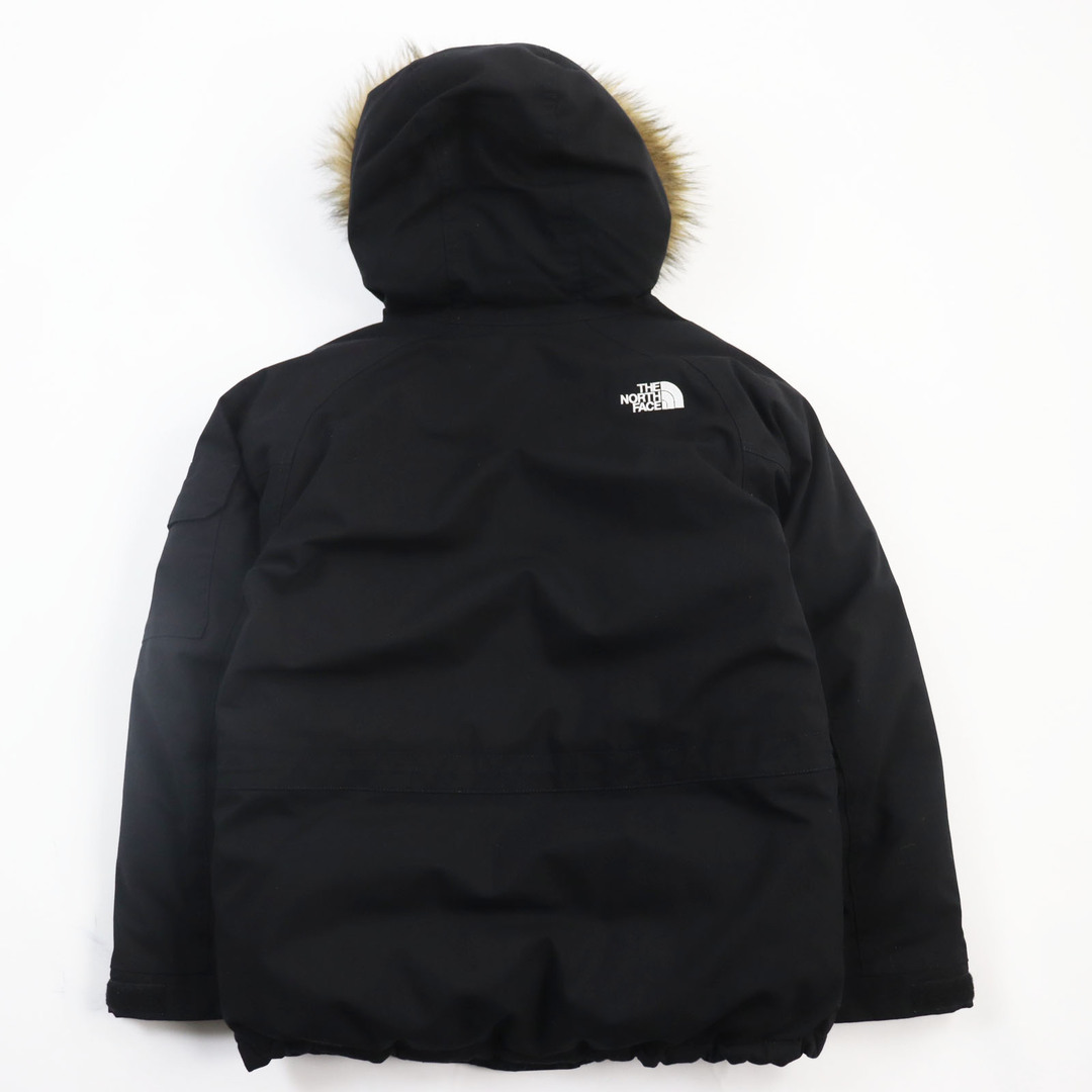 THE NORTH FACE(ザノースフェイス)の美品●THE NORTH FACE ザ・ノースフェイス ND91734 Mcmurdo Parka マクマードパーカー ファー付き ロゴ刺繍入り フーデッドダウンジャケット ブラック S 正規品 メンズ メンズのジャケット/アウター(ダウンジャケット)の商品写真