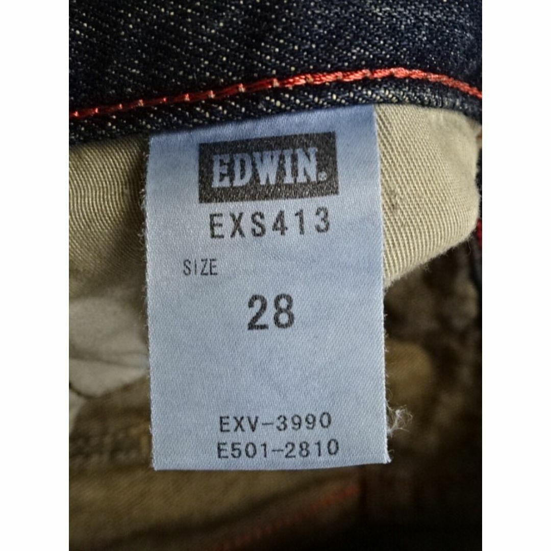 EDWIN(エドウィン)のEDWIN☆403XVS☆ウェスタンレギュラーストレート☆28☆ウェスト約78 メンズのパンツ(デニム/ジーンズ)の商品写真