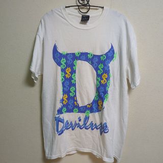 デビルユース(Deviluse)のDeviluse＊デビルユース＊プリントTシャツMホワイト(Tシャツ/カットソー(半袖/袖なし))