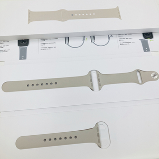アップルウォッチ(Apple Watch)のAppleWatch 41mm  アップルウォッチ スポーツバンド スターライト(その他)