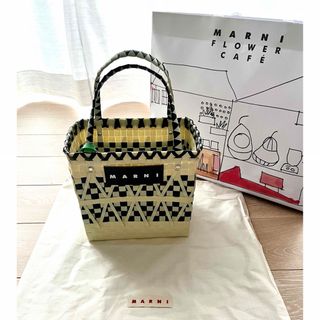 マルニ(Marni)の【新品未使用】03 MARNI  ステンシルバッグ  バスケットバッグ(かごバッグ/ストローバッグ)