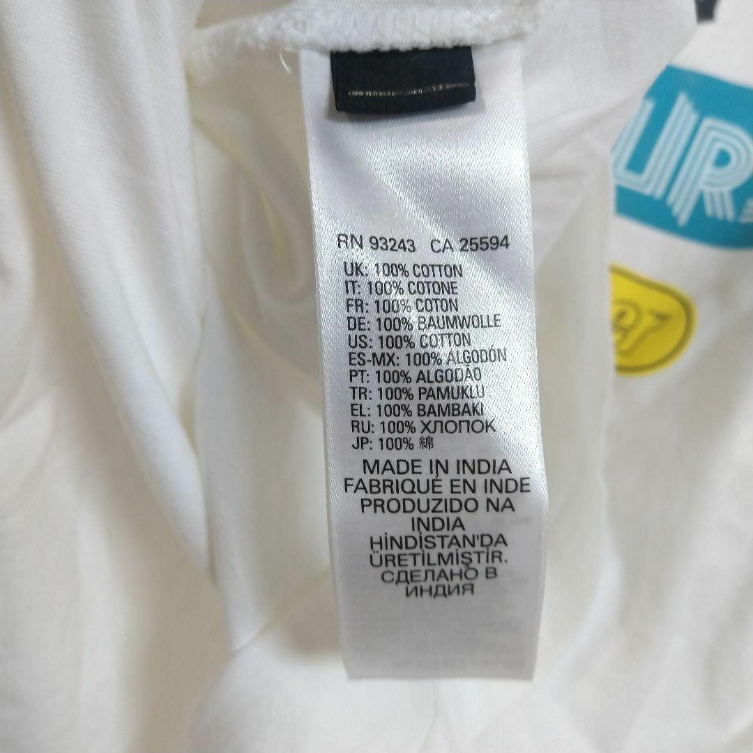 DIESEL(ディーゼル)のディーゼル　シャツ　白　プリント　派手　個性的　綿　肌ざわり　涼しい　夏　古着 メンズのトップス(Tシャツ/カットソー(半袖/袖なし))の商品写真