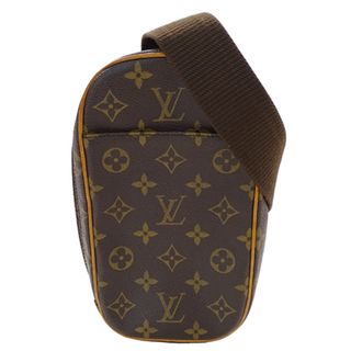 ルイヴィトン(LOUIS VUITTON)のルイ・ヴィトン LOUIS VUITTON バッグ モノグラム レディース メンズ ブランド ボディバッグ ショルダーバッグ ポシェット・ガンジュ M51870 CA0053 斜め掛け 【中古】(ボディバッグ/ウエストポーチ)