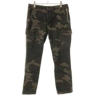 ジュンハシモト(junhashimoto)のjunhashimoto ジュンハシモト 13SS ORIGAMI CARGO PANTS カモフラカーゴパンツ グリーン系 2 PNT0212 COX02(その他)