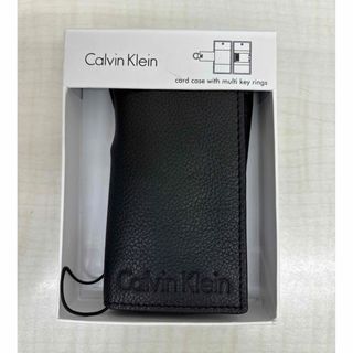 【新品未使用】カルバンクライン 6連キーケース79470BK レザー 箱入