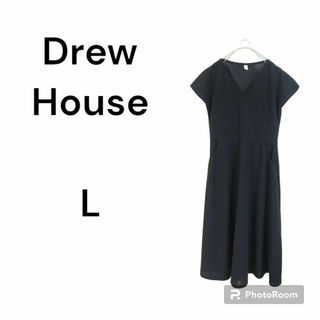 ドリューハウス(drew house)のドリューハウス ワンピース　無地　大きめ　結婚式　法事　仕事　春夏　古着　きれい(ロングワンピース/マキシワンピース)