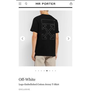 オフホワイト(OFF-WHITE)のOff-white Cotton-Jersey T-Shirt(Tシャツ/カットソー(半袖/袖なし))