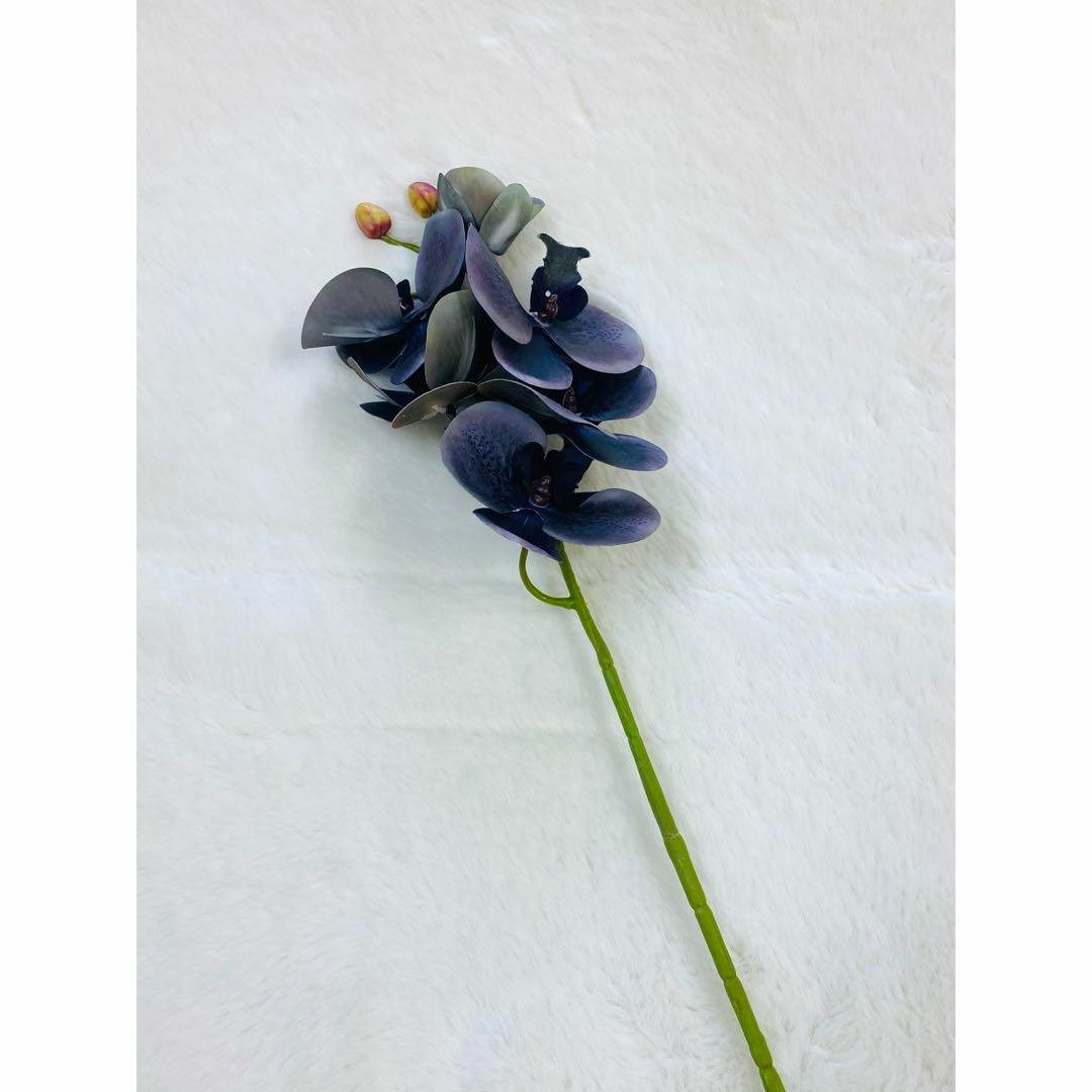 アートフラワー 胡蝶蘭♡ 造花  アーティフィシャル ブーケ アンティーク紫 ハンドメイドのフラワー/ガーデン(その他)の商品写真