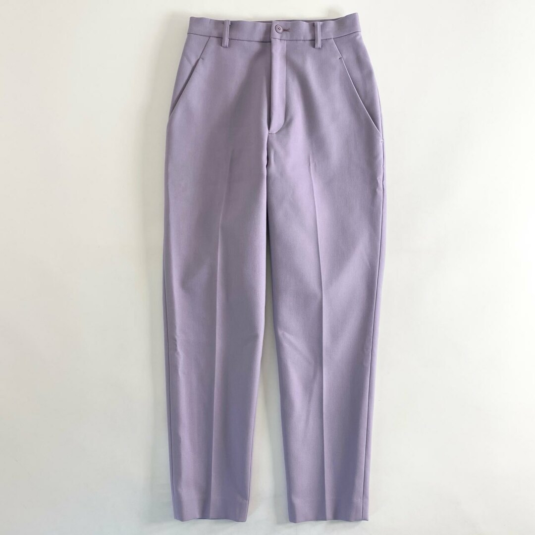 steven alan(スティーブンアラン)の31d4 Steven Alan スティーブンアラン 日本製 8214-299-0662 DOUBLE CLOTH TAPERED PANTS テーパードパンツ ボトム S パープル MADE IN JAPAN レディースのパンツ(その他)の商品写真