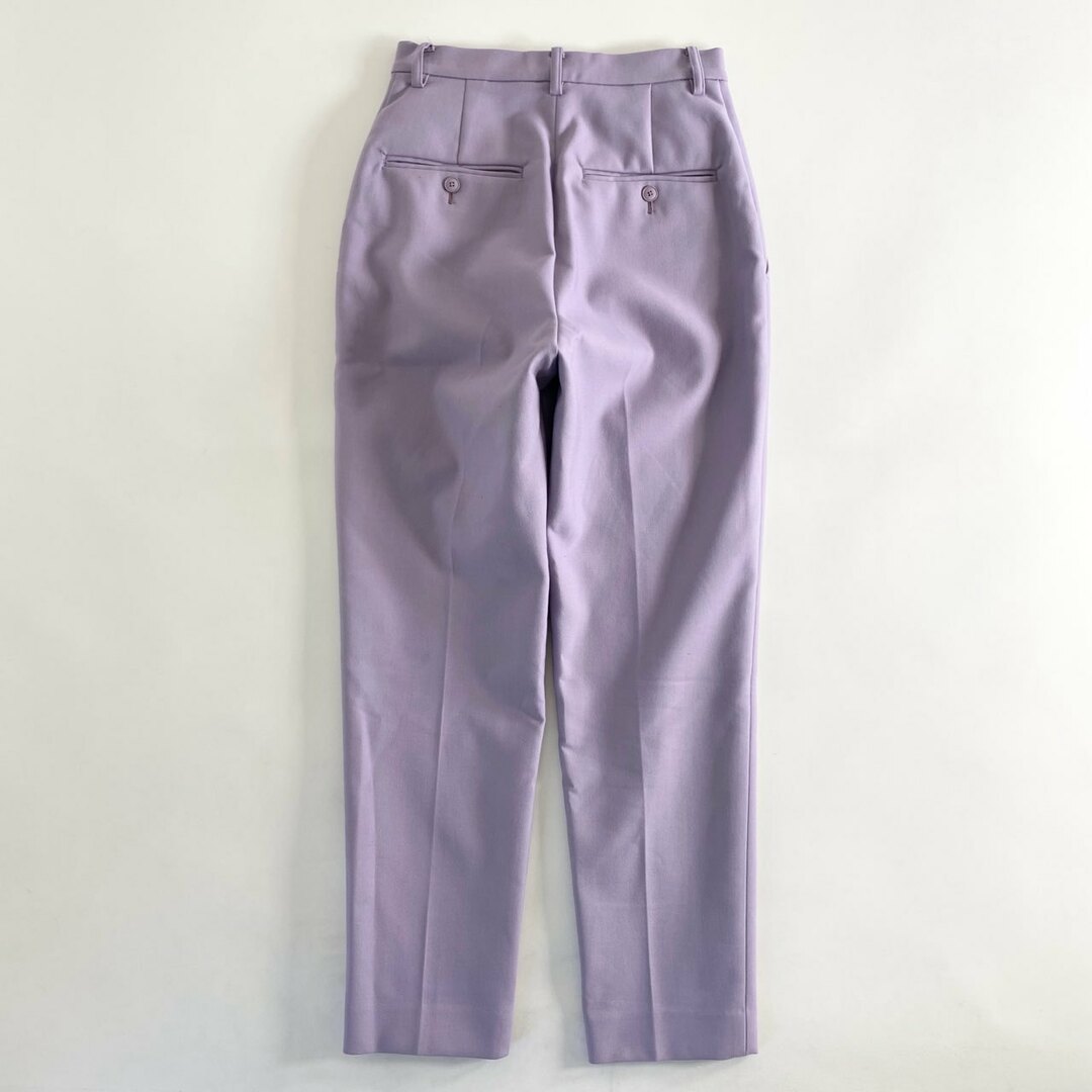 steven alan(スティーブンアラン)の31d4 Steven Alan スティーブンアラン 日本製 8214-299-0662 DOUBLE CLOTH TAPERED PANTS テーパードパンツ ボトム S パープル MADE IN JAPAN レディースのパンツ(その他)の商品写真