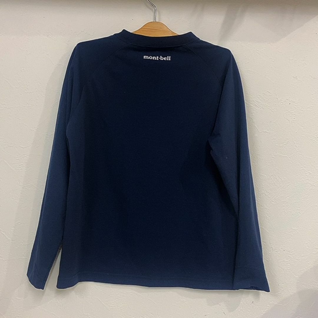 mont bell(モンベル)の● モンベル 長袖 Tシャツ 140 紺 キッズ/ベビー/マタニティのキッズ服男の子用(90cm~)(Tシャツ/カットソー)の商品写真