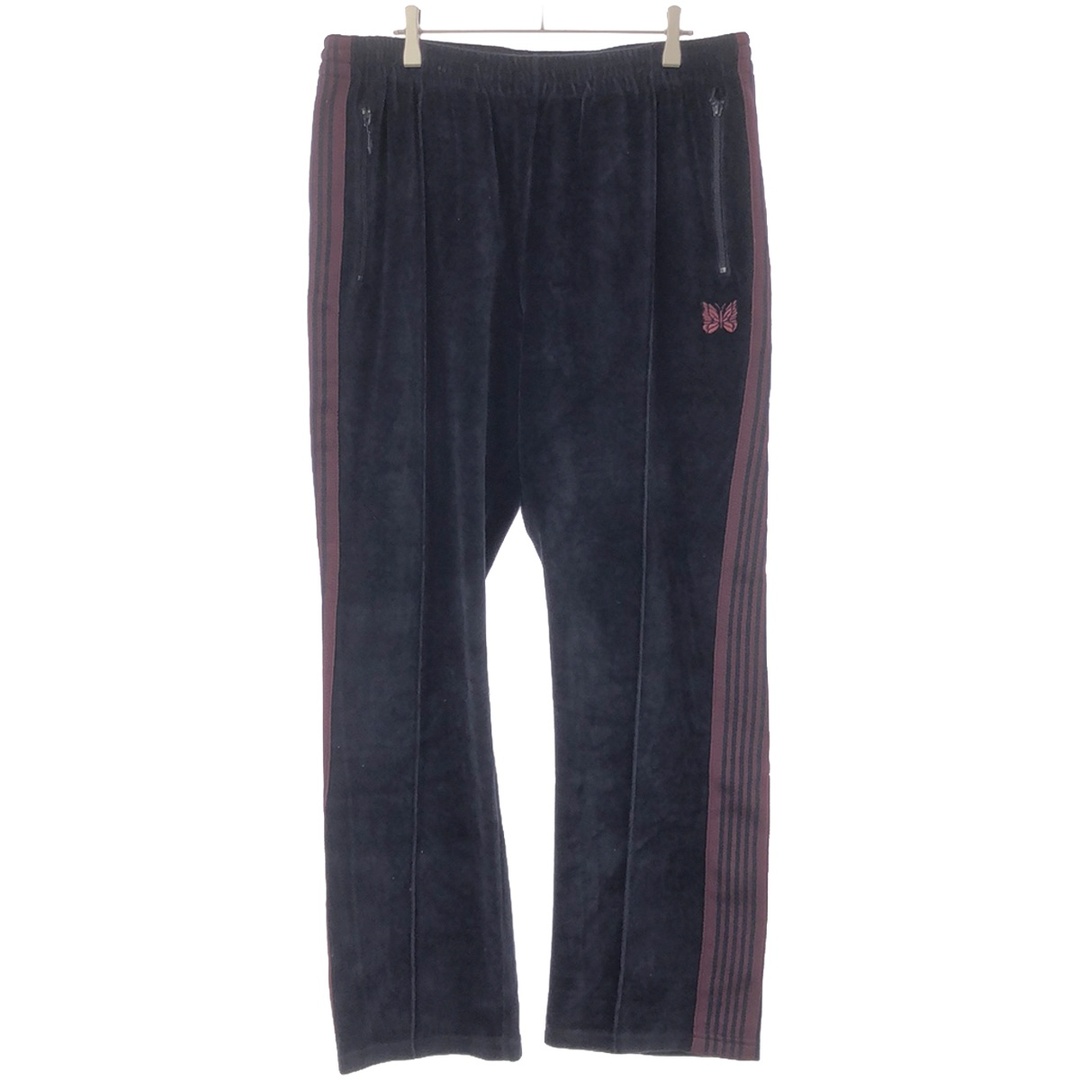 Needles(ニードルス)のNeedles ニードルズ 20AW VELOUR NARROW TRACK PANT サイドラインベロアトラックパンツ ネイビー XL HM231 メンズのパンツ(その他)の商品写真