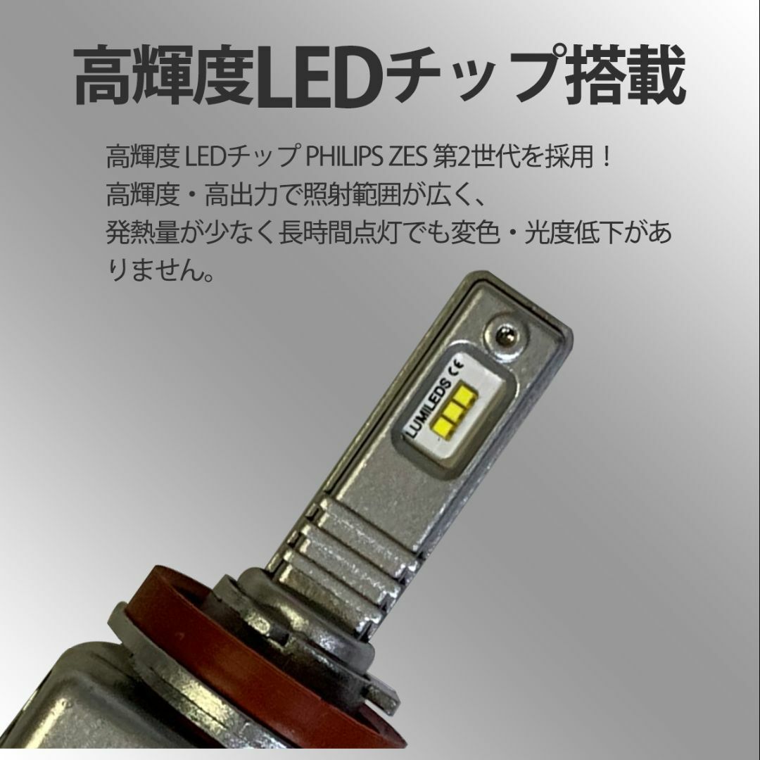 ワゴンR スマイル MX81S 系 H11 LED フォグランプ 9S 自動車/バイクの自動車(汎用パーツ)の商品写真