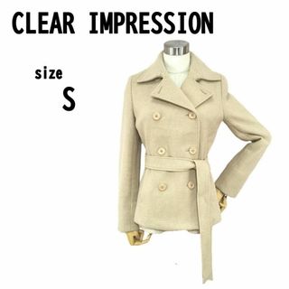 【S(1)】CLEAR IMPRESSION レディース ピー コート ウール入(ピーコート)