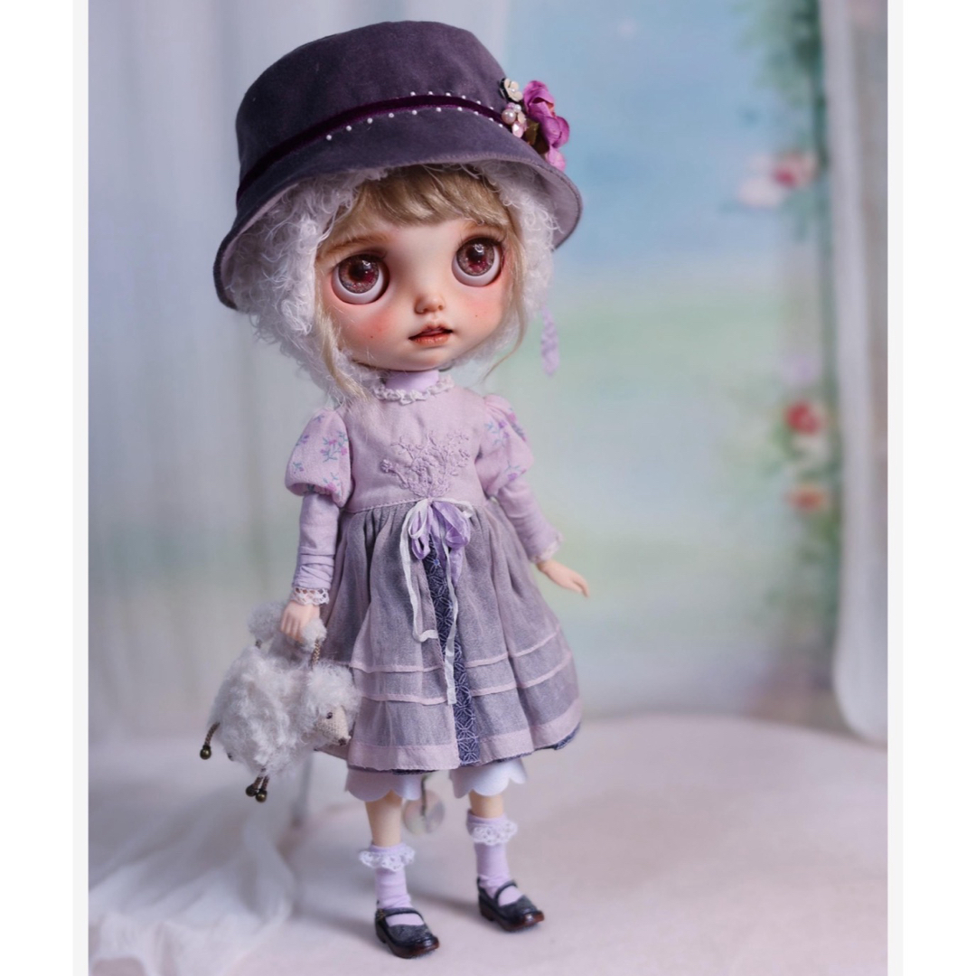 ブライス お洋服 アウトフィット 海外作家製 ラベンダーティー ブライス お洋服 アウトフィット 海外作家製 ラベンダーティー