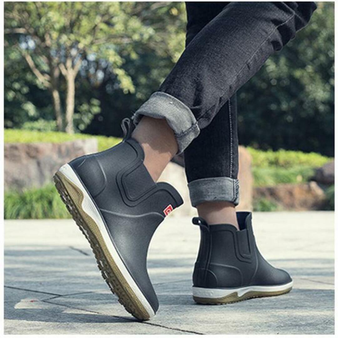 【並行輸入】レインブーツ ショート pmyrains009 メンズの靴/シューズ(長靴/レインシューズ)の商品写真