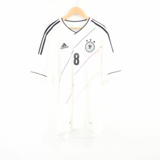 アディダス(adidas)のadidas アディダス 2012-14 ドイツ代表 #8 メスト・エジル ホーム半袖ユニフォーム 0(Mサイズ相当） ポリエステル オーセンティック 海外サッカー スポーツ メンズ HU778 (ウェア)