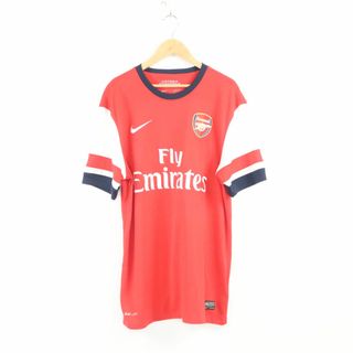 ナイキ(NIKE)の美品 NIKE ナイキ 2012-14 アーセナル プレミアリーグ ホーム半袖レプリカユニフォーム M ポリエステル イギリス 海外サッカー フットボールウェア メンズ HU784 (ウェア)