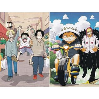 【付録のみの販売です】[「ONE PIECE学園」思い出ポストカード 2枚セット]のみ 最強ジャンプ 2024年 5月号 付録(その他)