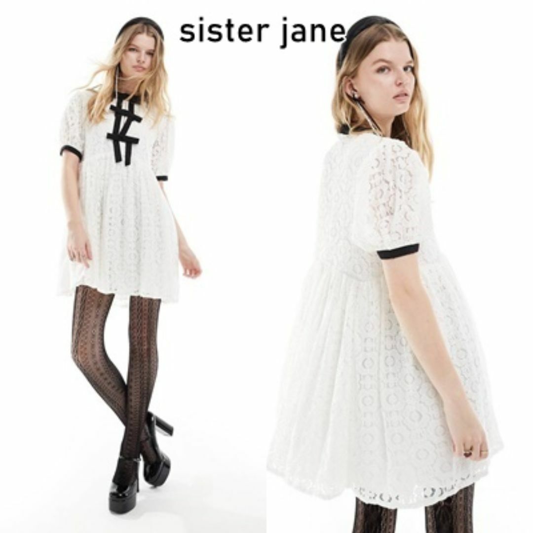 sister jane(シスタージェーン)のSister Jane レース ミニワンピース レディースのワンピース(ミニワンピース)の商品写真