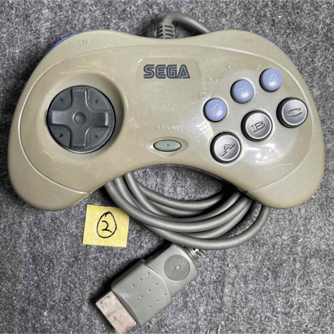 SEGA(セガ)の【動作品】SS セガサターン コントローラー 分解清掃済み エンタメ/ホビーのゲームソフト/ゲーム機本体(家庭用ゲーム機本体)の商品写真